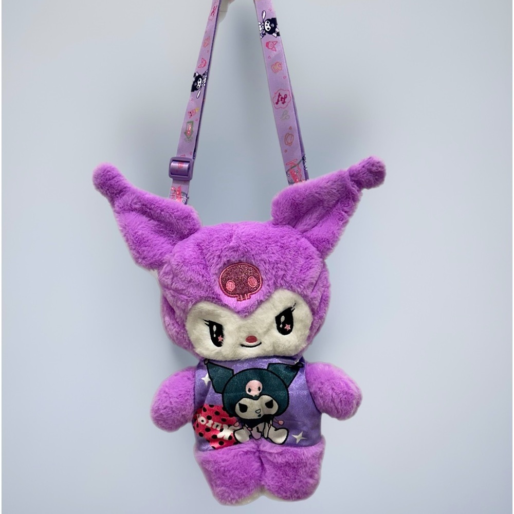 Brand New- Kuromi Mini Plush Crossbody Bag🌟🌟🌟🌟